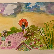 Nandana's project. Watercolor Painting project by NNN - 04.27.2020