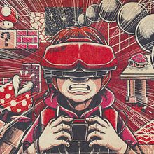 Virtual Boy - GQ España. Graphic Design, and Traditional illustration project by Buba Viedma - 02.01.2020
