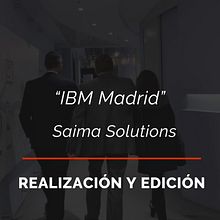 IBM Watson Analytics en acción - Madrid - SAIMA Solutions. Filmmaking project by Cèlia Zamora Rey - 04.13.2020