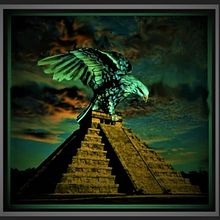 Chichén Itzá: Fotomontaje . Design, Fotografie, Fotografie de artă plastică & Ilustrație digitală de Alberto Serrano Casaus - 04.10.2020