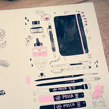 My Inktober from 2018 - Part II. Fine Arts, Drawing, Portrait Drawing, Design, Traditional illustration, and Watercolor Painting project by flor mocasin - 10.31.2018