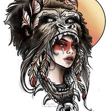 My project in Digital Design and Illustration of Tattoos with Procreate course. Tattoo Design project by Agata Fratczak - 04.13.2020
