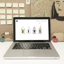 Pág. web como portafolio. Web Design, and Traditional illustration project by Caro Rob P. - 04.14.2020