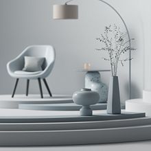 Blue Space  . 3D și Design interior de everthon estevan machado masson - 04.14.2020