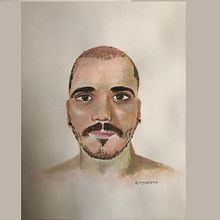 Meu projeto do curso: Retrato artístico em aquarela. Watercolor Painting project by Emerson Modesto - 04.14.2020