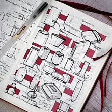 Sketches | TFG. Design, 3D Design, Product Design, Industrial Design, and Traditional illustration project by Fran Molina - 06.20.2019