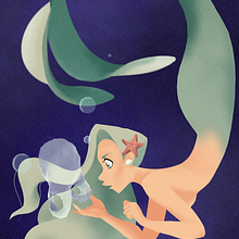 Edición de Mermay 2019, Procreate. Un proyecto de Dibujo digital, Dirección de arte, Diseño de personajes, Bocetado, Dibujo, Ilustración tradicional e Ilustración digital de Marina Muñoz - 14.05.2019
