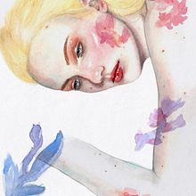Mi Proyecto del curso: Retrato ilustrado en acuarela. Artistic Drawing, Portrait Drawing, Digital Drawing, Digital Illustration, and Watercolor Painting project by lauracano907 - 04.14.2020