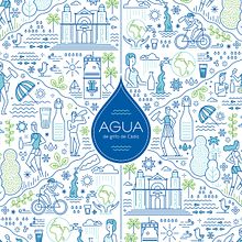 Aguas de Cádiz. Un proyecto de Diseño, Diseño gráfico, Ilustración tradicional, Ilustración vectorial y Packaging de Rebombo estudio - 22.04.2020