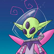 Mi Proyecto del curso: Fábrica de personajes ilustrados (AlienHadas). Een project van Ontwerp van personages y Traditionele illustratie van Jorch De Castro - 14.04.2020