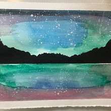 First watercolour paintings. Watercolor Painting project by Irene Sportel - 04.14.2020