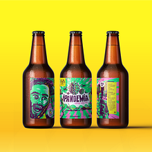 LABEL IPANDEMIA CRAFT BEER. Un proyecto de Diseño gráfico, Ilustración tradicional y Packaging de Alvaro José Franco Rivera - 14.04.2020
