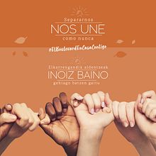 Separarnos, nos une. CC. Campaña publicitaria.. Un progetto di Design, Design digitale e Graphic design di Maila Roux - 14.03.2020