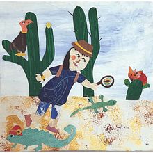 Desert Discoveries. Ilustração infantil projeto de Laura - 14.04.2020