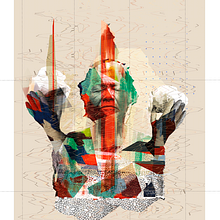 Mi Proyecto del curso: Ilustración artística con técnicas experimentales. Un projet de Collage, Design  et Illustration numérique de Pilar Y Atienza - 14.04.2020