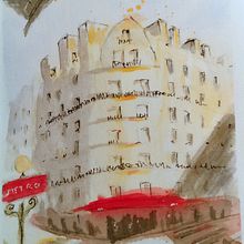 My project in Architectural Sketching with Watercolor and Ink course. Watercolor Painting project by Rajith Vidanaarachchi - 04.15.2020