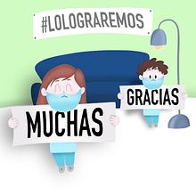 ¡Muchas gracias a los sanitarios!. Un proyecto de Ilustración tradicional de denissepinies - 15.04.2020