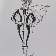 My project in Female Character Design for Comics course. Un proyecto de Dibujo de Bangelier Vanel - 15.04.2020