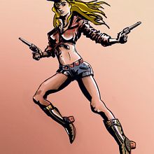 Mi Proyecto del curso: Diseño de personajes femeninos para cómics. Comic project by Luis Gradin - 04.19.2020