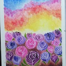 Proyecto creación de paletas de color con acuarela . Arte plastice de Sara Justo - 04.15.2020