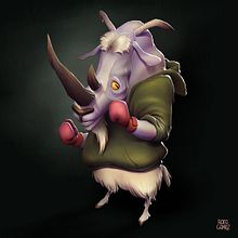 Rhinogoat (Creatuanuary). Digital Drawing, Digital Illustration, and Digital Painting project by Rafa Gámez - 01.13.2020
