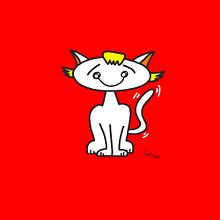 Little cat. Digital Illustration project by Andrés Aguado - 04.16.2020