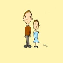 Hermanos. Digital Illustration project by Andrés Aguado - 04.16.2020
