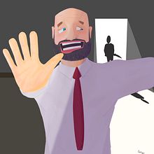 Susto o muerte. Un proyecto de Ilustración digital de Andrés Aguado - 16.04.2020