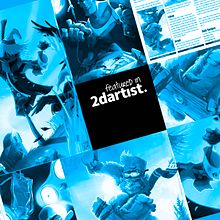 2Dartist, revista para ilustradores. Un progetto di Illustrazione digitale di Ruth Martínez - 16.04.2020