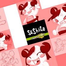 SuShiita, mascota de revista. Un progetto di Illustrazione digitale di Ruth Martínez - 16.04.2020