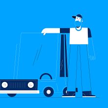 Car Lover. Un proyecto de Animación, Animación de personajes, Diseño y Motion Graphics de Manuel Neto - 16.04.2020