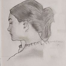 My project in Realistic Portrait with Graphite Pencil course . % Paul B tarafından hazırlanan Sanatsal Çizim projesi - 04.16.2020