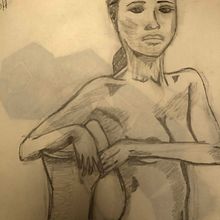 Mujer . Drawing project by Laura Ome Velásquez - 04.16.2020