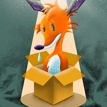 FoX iN BoX. Digital Drawing project by kris_king - 04.17.2020