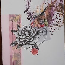 Mi Proyecto del curso: Técnicas de bordado experimental sobre papel. Embroider project by ccamaggi - 04.17.2020