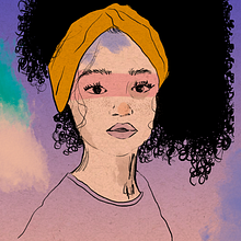 Meu projeto do curso: Técnicas de ilustração com aquarela digital. Un proyecto de Ilustración tradicional, Ilustración digital, Pintura a la acuarela, Dibujo de Retrato y Dibujo digital de KAROLLINNE LEVY PONTES DE AGUIAR - 04.05.2020