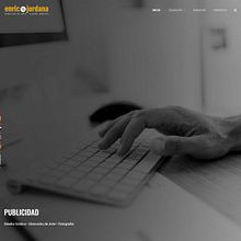 enricjordana.com: Creación de una web profesional con WordPress. Art Direction, Graphic Design, Photograph, Advertising, and Photo Retouching project by Enric Jordana - 04.17.2020