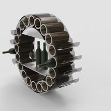DISEÑO Y RENDERIZADO - BOTELLERO BARCELONA. Design, 3D Design, Retail Design, Interior Design, Furniture Design, Making, Product Design & Industrial Design project by María Hierro García - 09.15.2016