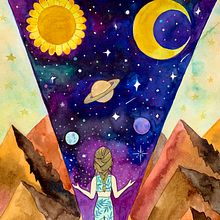 Universo dentro de mi. Fine Arts project by Onia Garcia Fernandez - 04.17.2020