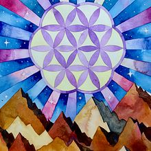 Flor de la vida. Fine Arts project by Onia Garcia Fernandez - 04.17.2020