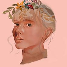 Retrato de acuarela ilustrado por María Núñez. Un proyecto de Dibujo de Retrato, Dibujo digital, Ilustración tradicional y Pintura a la acuarela de María Núñez López - 15.04.2020