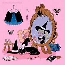 Chicas Mágicas. Traditional illustration project by Jimena S. Sarquiz - 02.14.2020