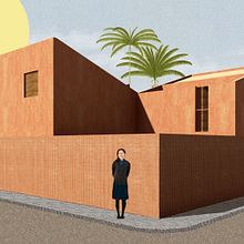 My project in Architectural Visualization Using Digital Collage course . Ilustrasi Arsitektur, Arsitektur, Dan Kreativitas proyek oleh Sarah Podmowski - 04.17.2020