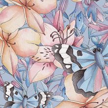 SETS DE PAPELERIA. Botanical Illustration, and Watercolor Painting project by Cristina Cilloniz - 04.18.2020