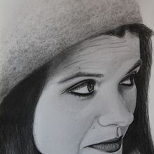 RETRATO VERONICA. Un proyecto de Dibujo realista de David Fernandez Rodriguez - 19.04.2020