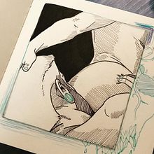 Boceto erotico. Un progetto di Bozzetti, Disegno e Illustrazione tradizionale di Pink Necro - 19.04.2020
