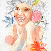 Mi Proyecto del curso: Retrato ilustrado en acuarela.  project by Sonia Nuñez - 06.12.2020
