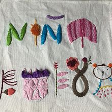 My project in Introduction to Raised Embroidery course. Un proyecto de Bordado de Dalila Hernández - 19.04.2020