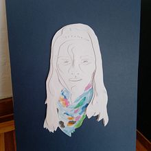 Meu projeto do curso: Retratos 3D com camadas de papel. 3D project by apuaty - 04.19.2020
