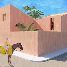 My project in Architectural Visualization Using Digital Collage course. 3D, 3D Modeling, Architectural Illustration, and Architecture project by Pananya - 04.20.2020